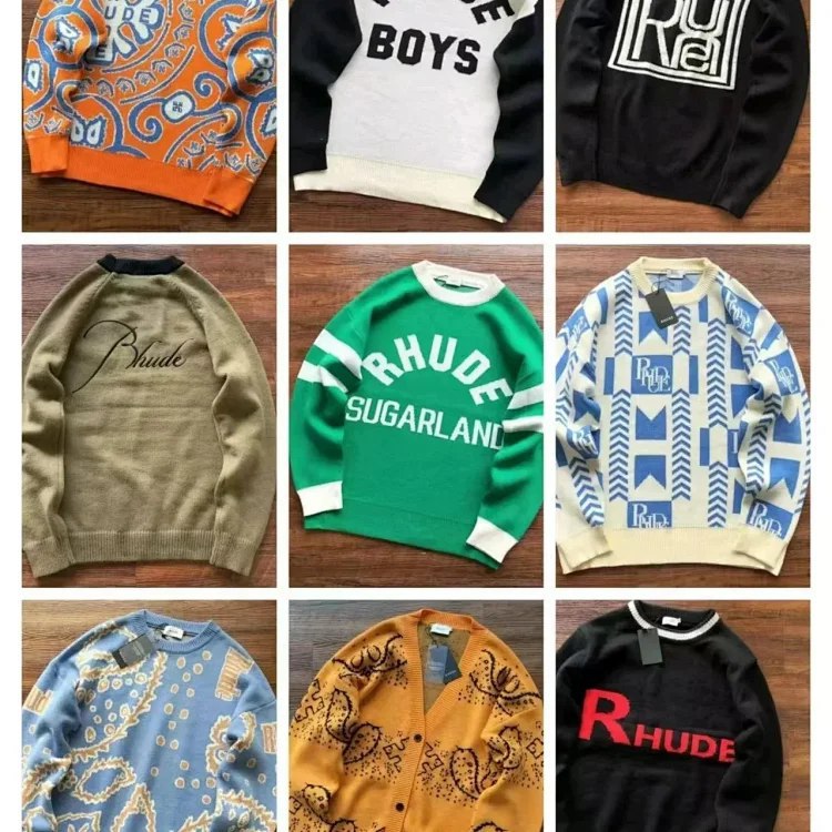   RHUDE New Simple Contrast Co