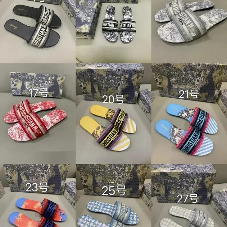  Dior slippers