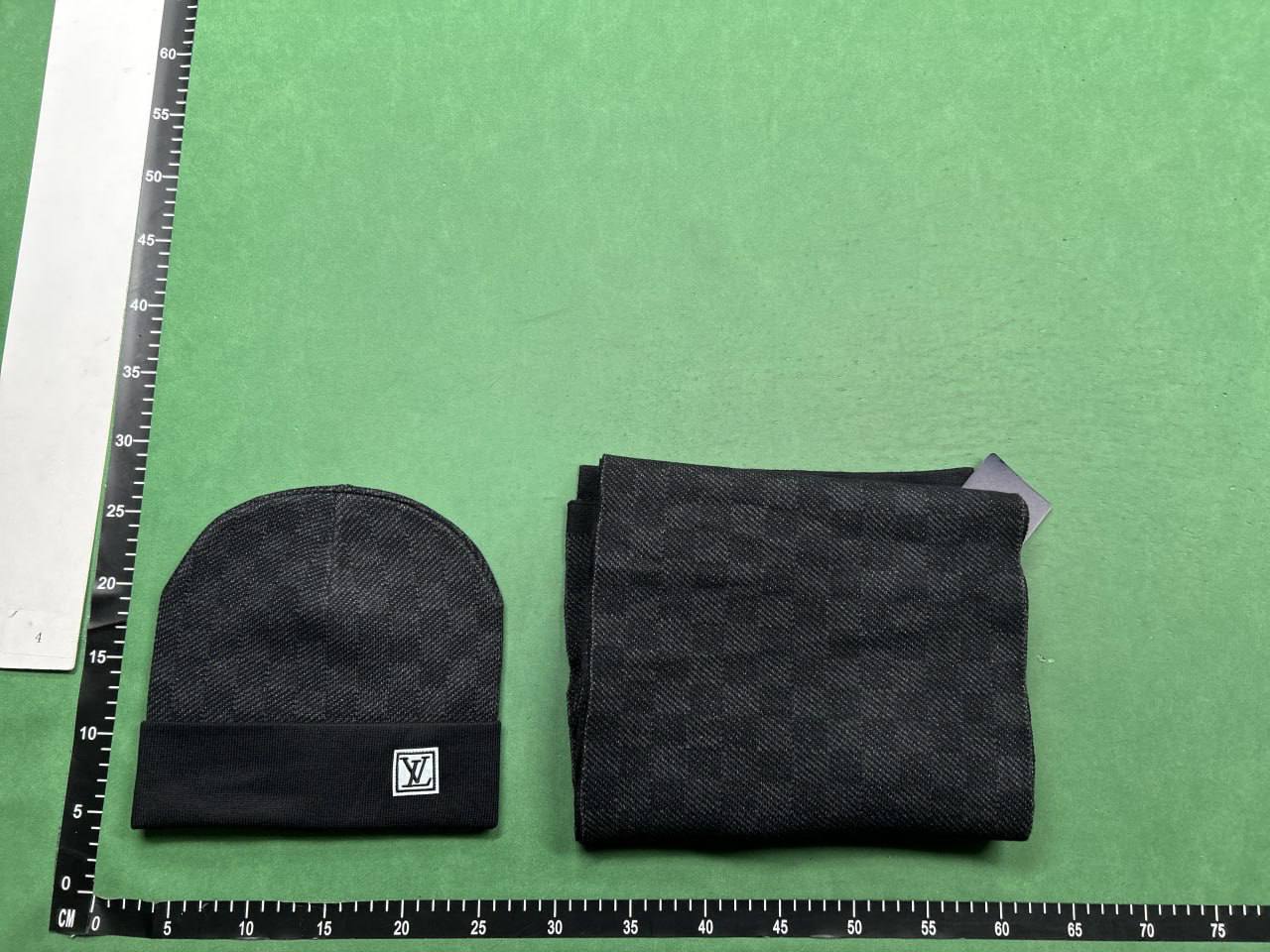 LV Louis Vuitton hat scarf -3
