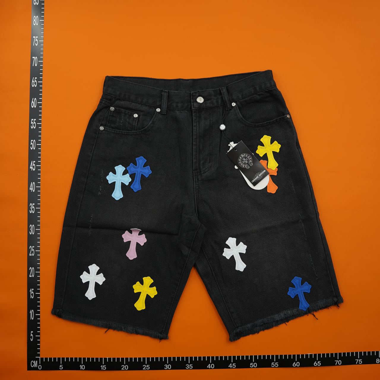 Chrome Hearts Jeans Short     -3