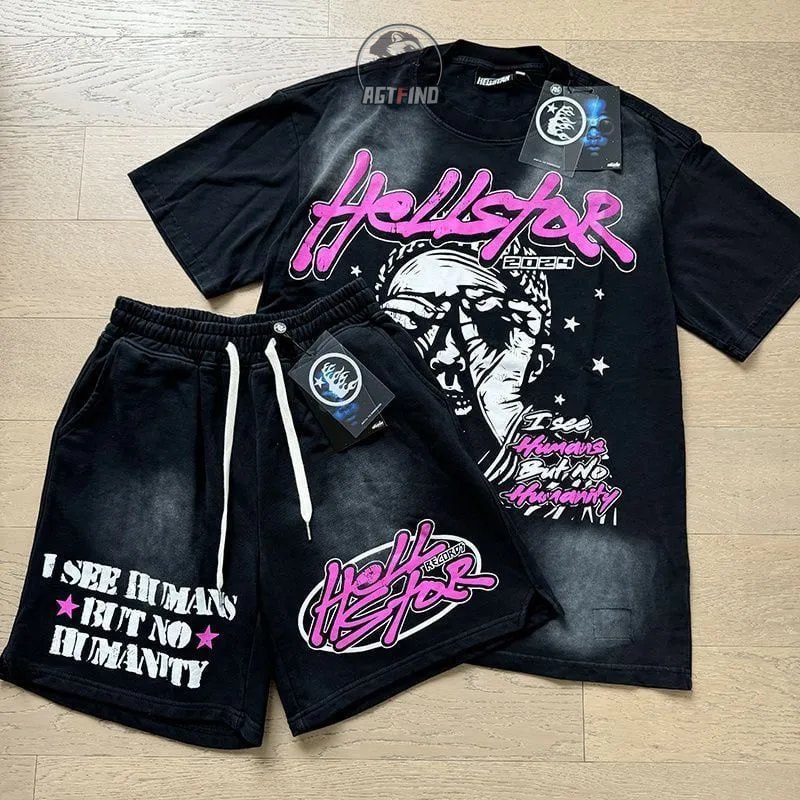 HellStar t-shirt Shorts Suits -4