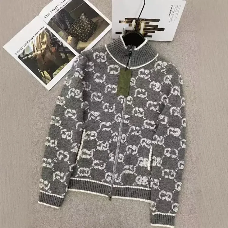Gucci knitted sweaters&zip