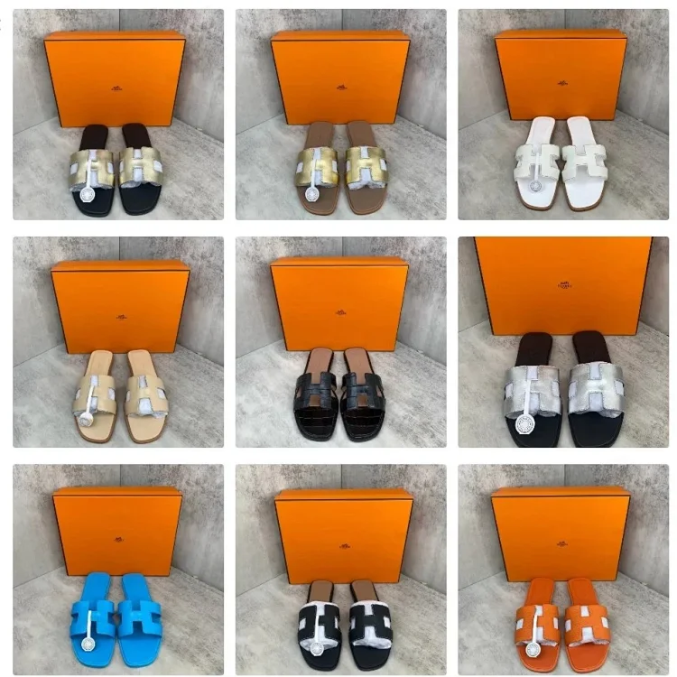 Hermes slippers slides sandals