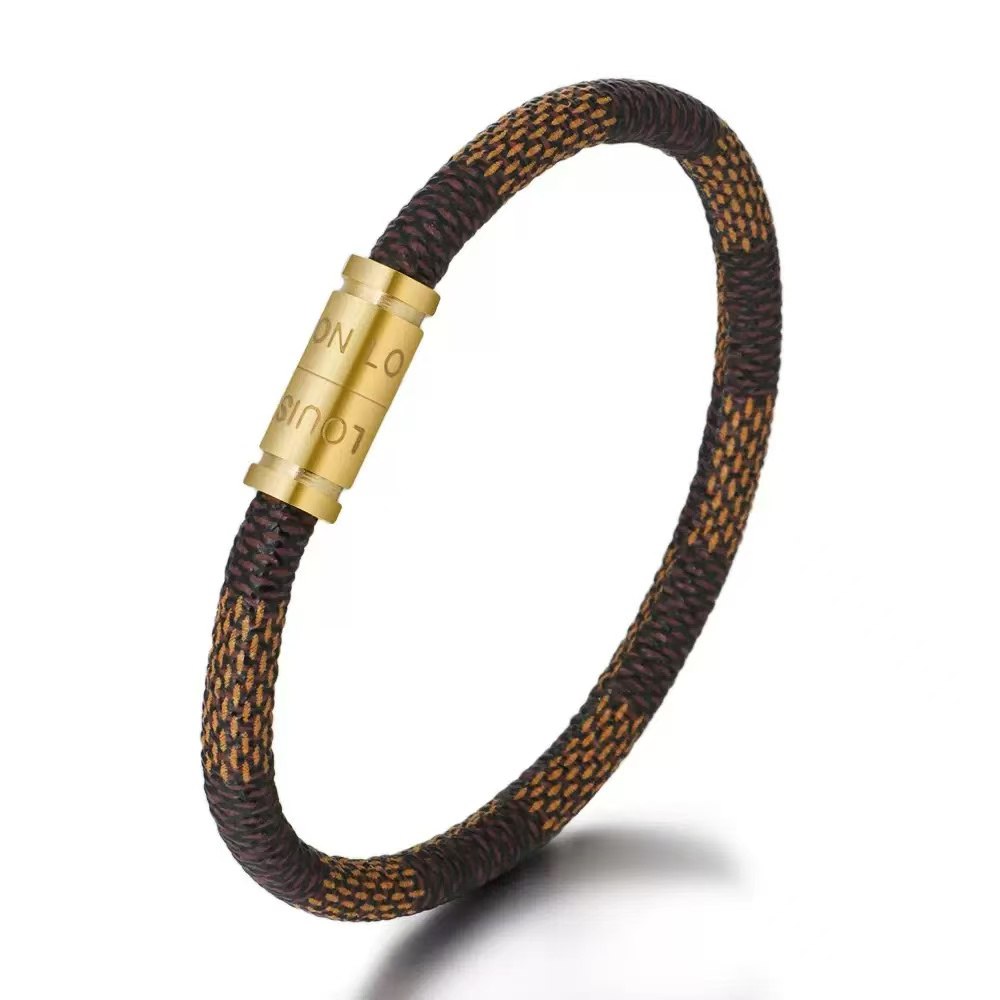 LV magnetic snap bracelet/Lacoste Bracelets -2