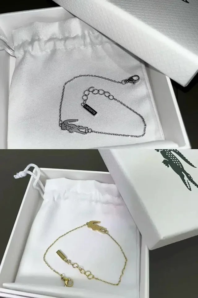 LV magnetic snap bracelet/Lacoste Bracelets -4