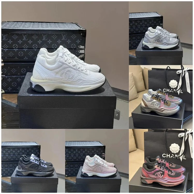 CHANEL QUILTED CC TRAINER SNEA