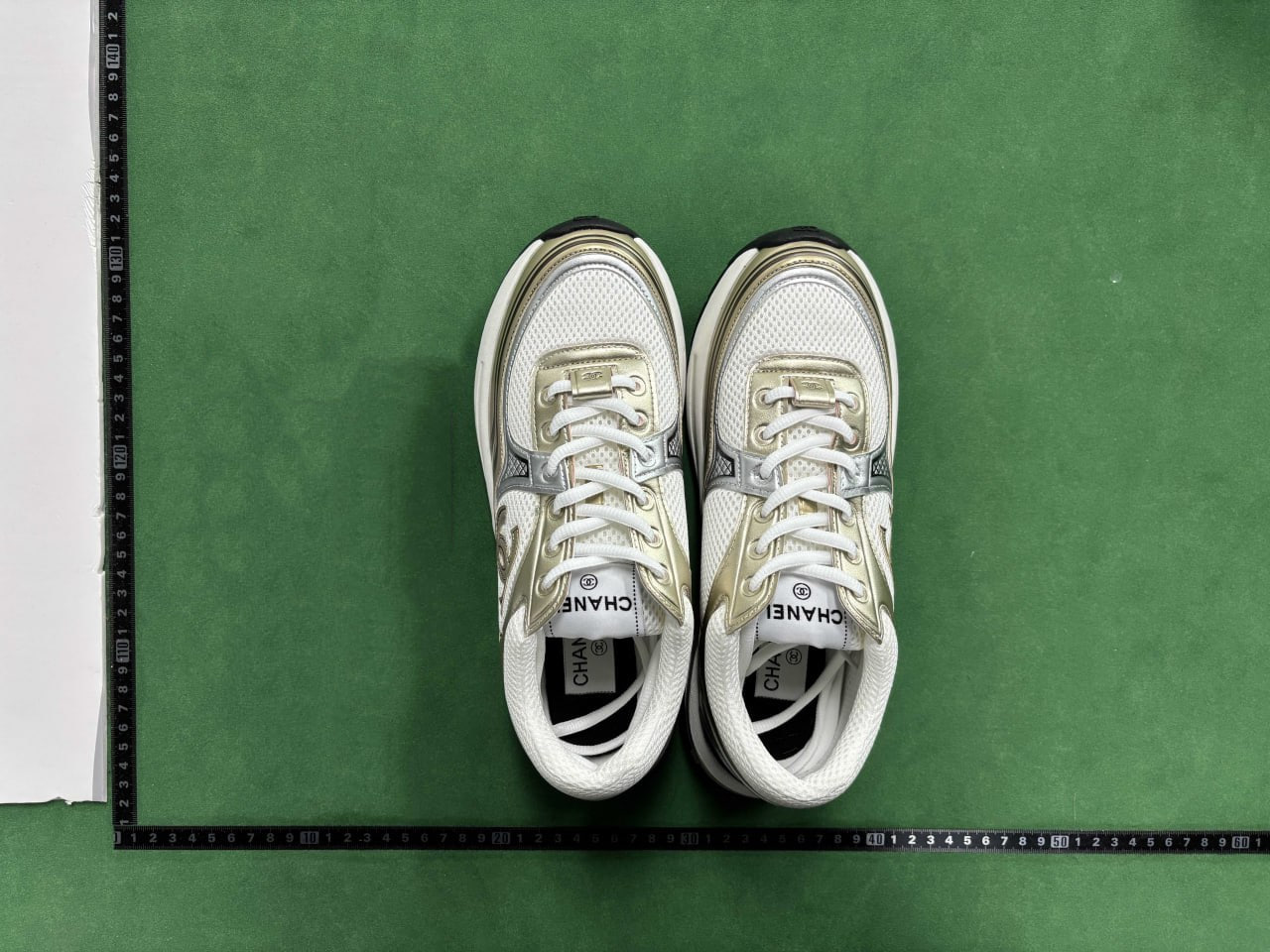 CHANEL QUILTED CC TRAINER SNEAKERS/ shoes -4