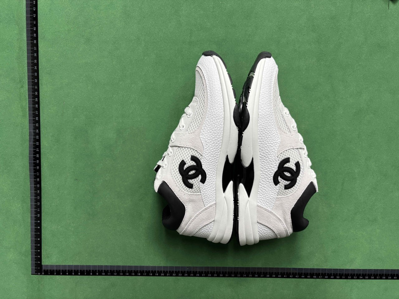 CHANEL QUILTED CC TRAINER SNEAKERS/ shoes -3
