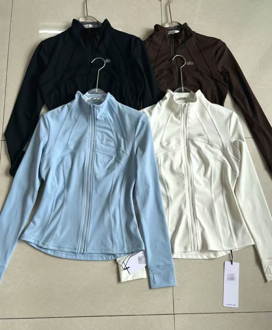 Alo Yoga Zip-up jackets, yoga pants, hoodies, and vest sets -2