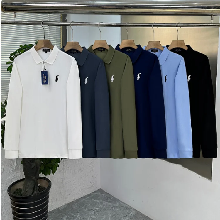 Casual Long Sleeve Polo