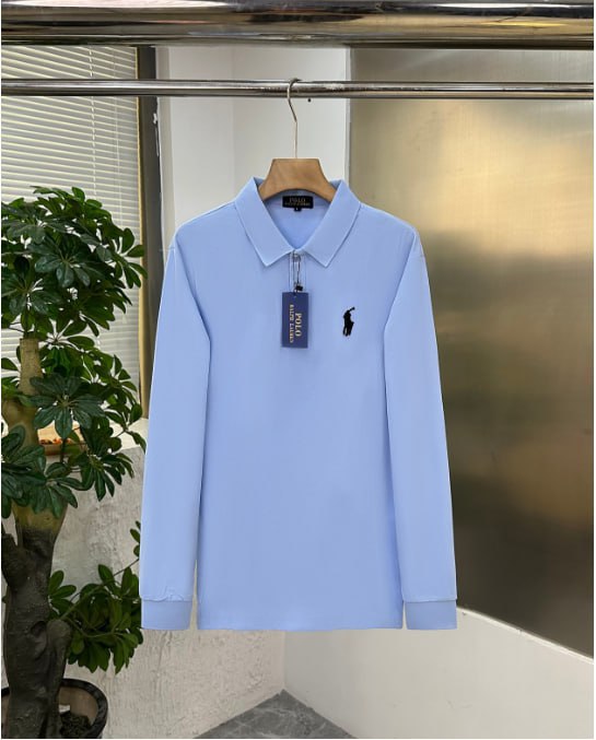 Casual Long Sleeve Polo -4