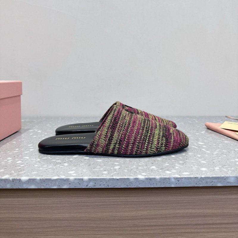 Miu.M Baotou Slippers  -2