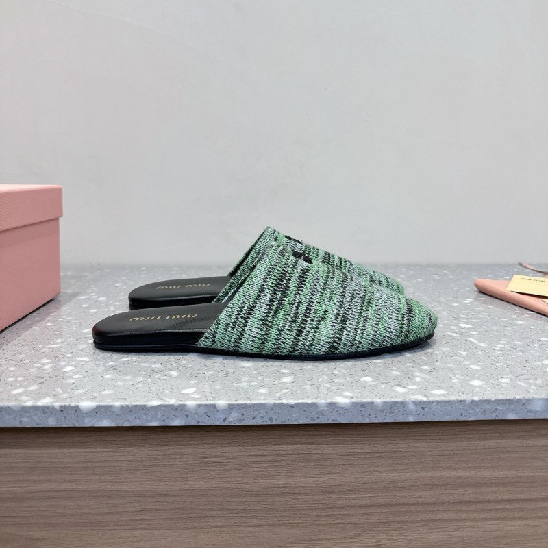 Miu.M Baotou Slippers  -3