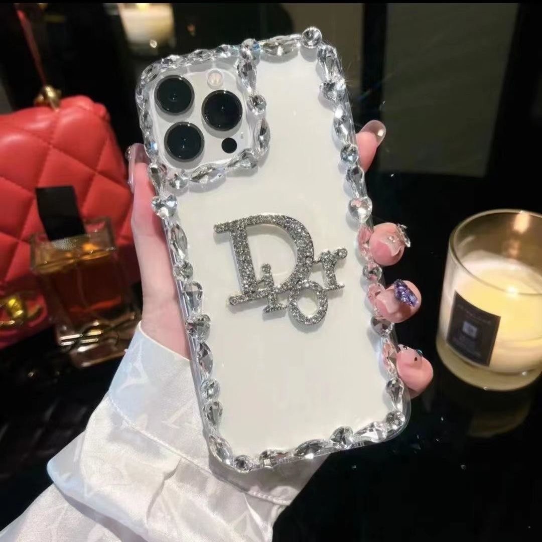 Dior Crystal-Embellished Phone Case -4
