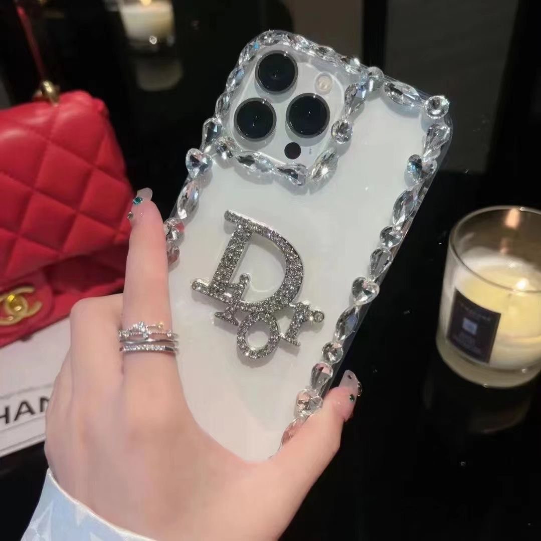 Dior Crystal-Embellished Phone Case -3