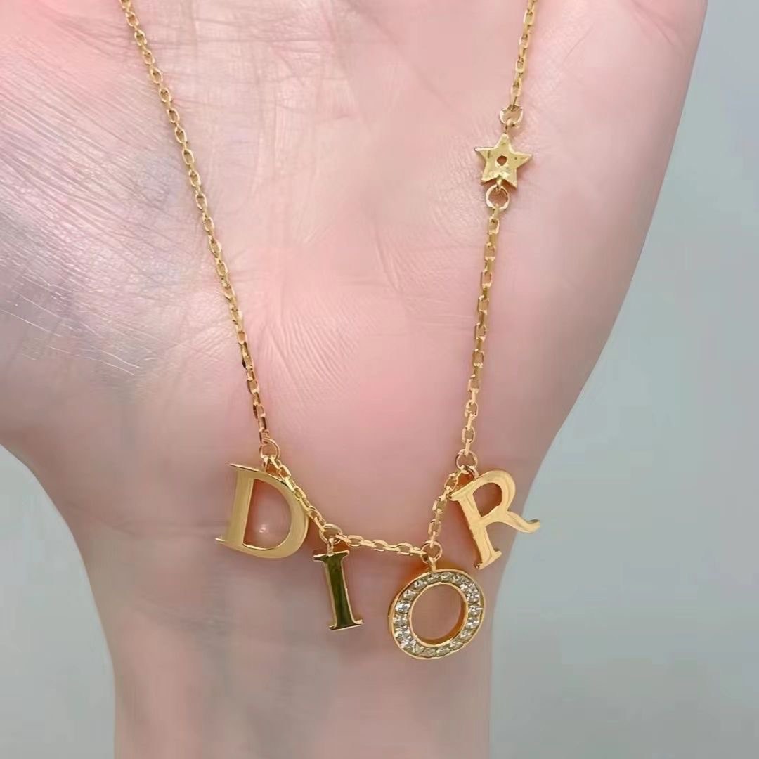 Dior Dior Letter Necklace -4
