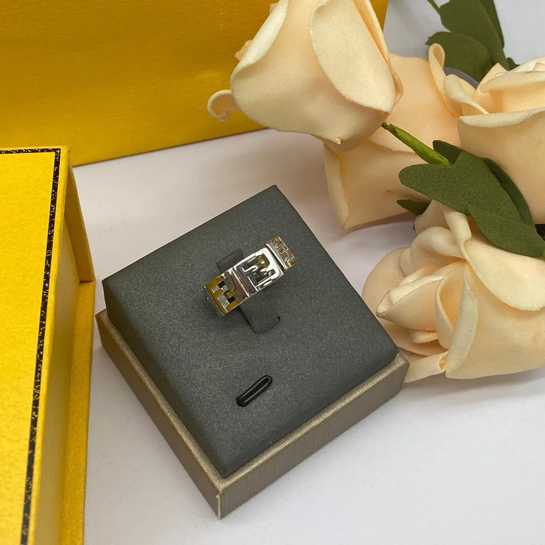  Fendi FF Logo Ring [2 styles] -2