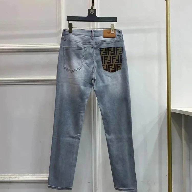 Fendi FF Logo Denim Jeans [5 styles] -2
