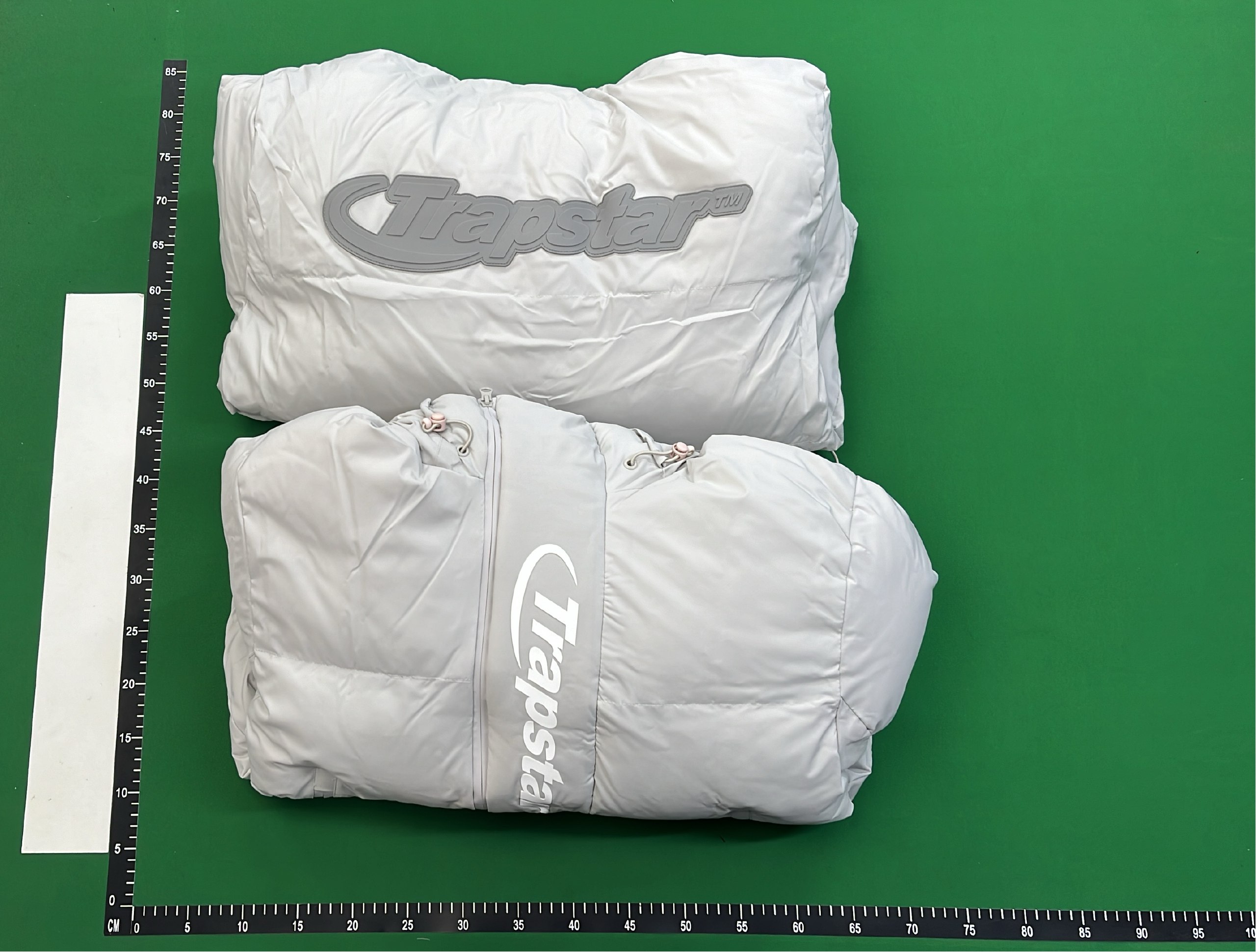 Moncler White Down Jacket with Hood -3