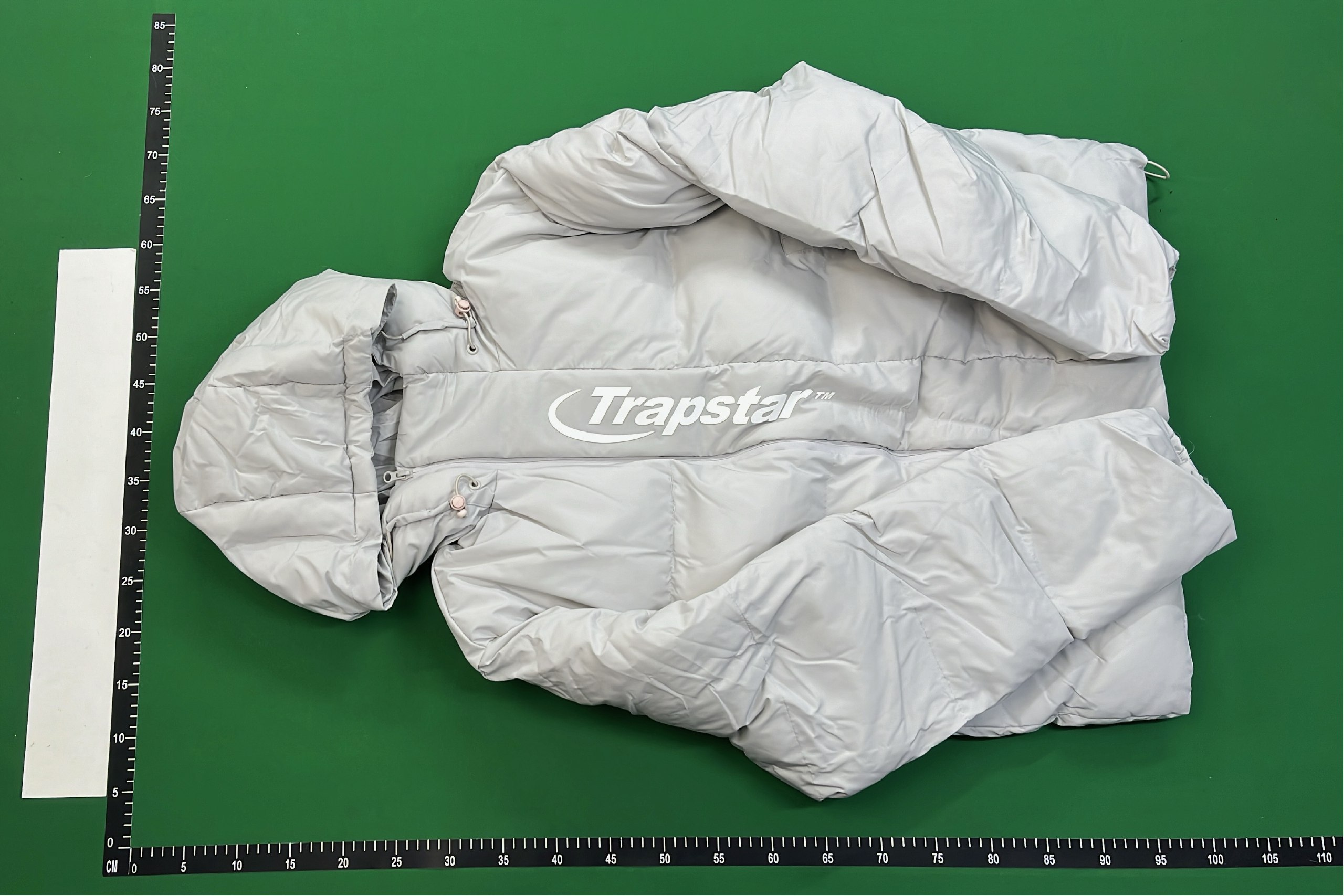 Moncler White Down Jacket with Hood -2