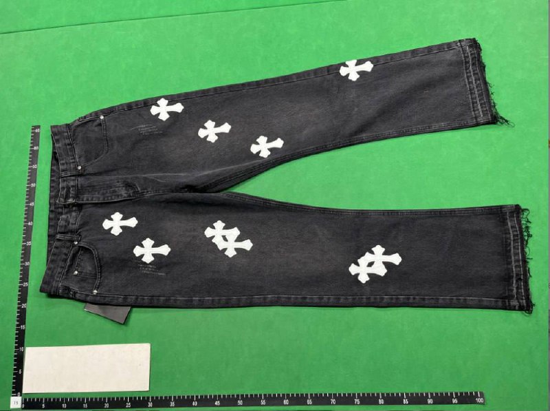 Chrome Hearts Cross Print Jeans [38 styles] -4