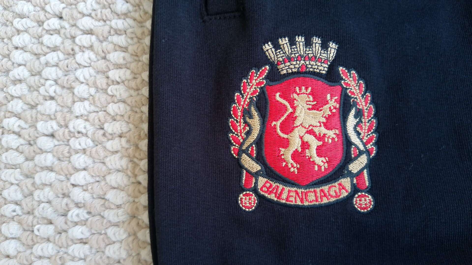 Balenciaga Embroidered Logo Sweatpants -3