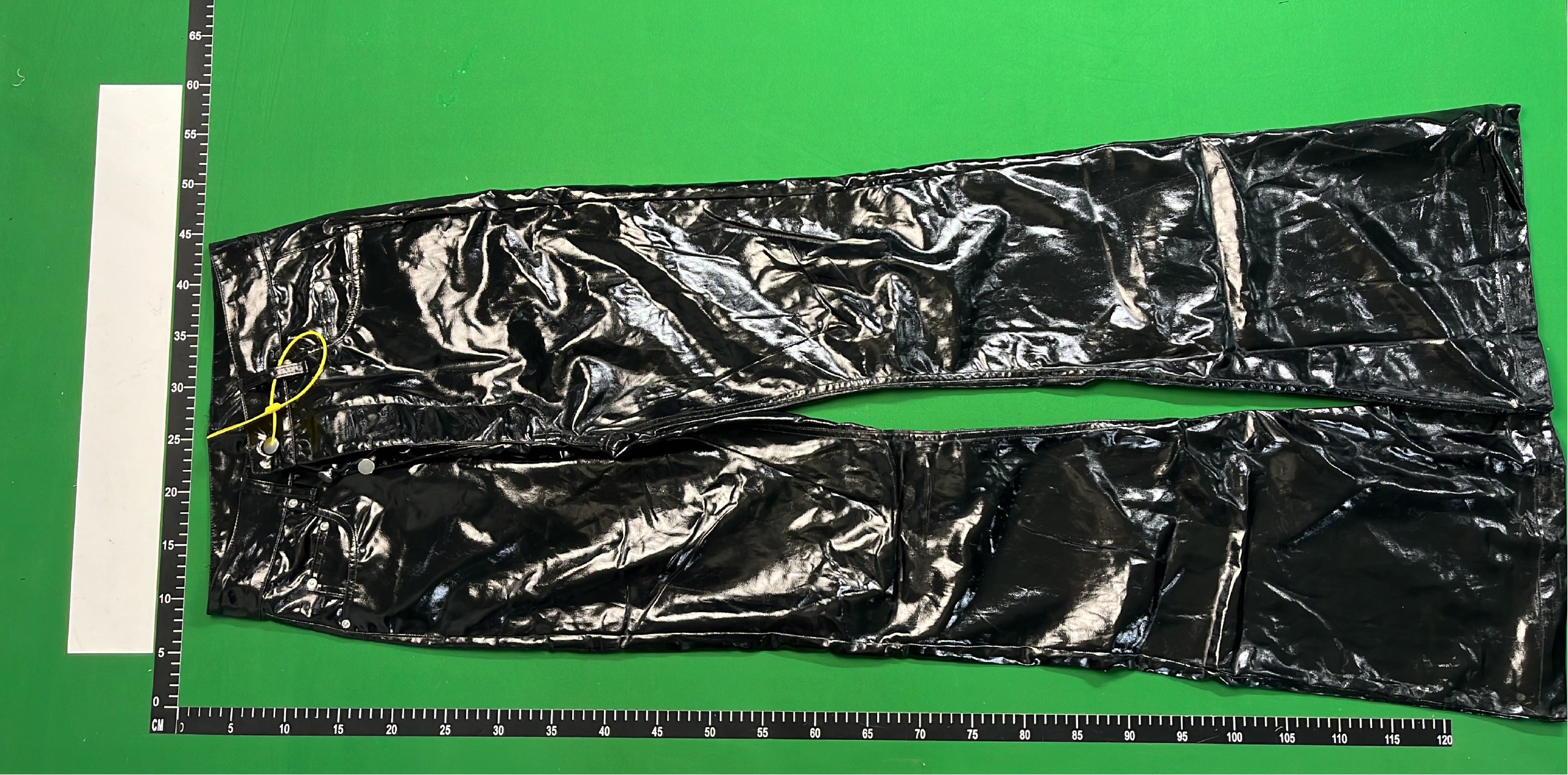 Shiny Black Flared Trousers - Stylish and Comfortable -2