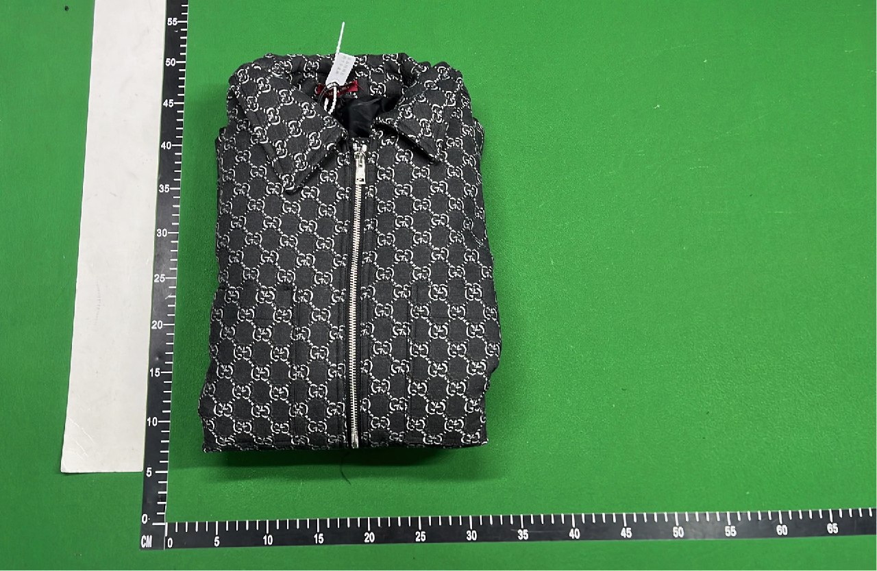 Tommy Hilfiger Gray Quilted Down Jacket with Red Logo Patch -2