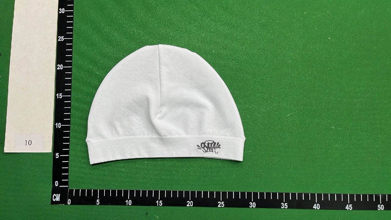  Soft White Baby Beanie Hat for Newborns -2