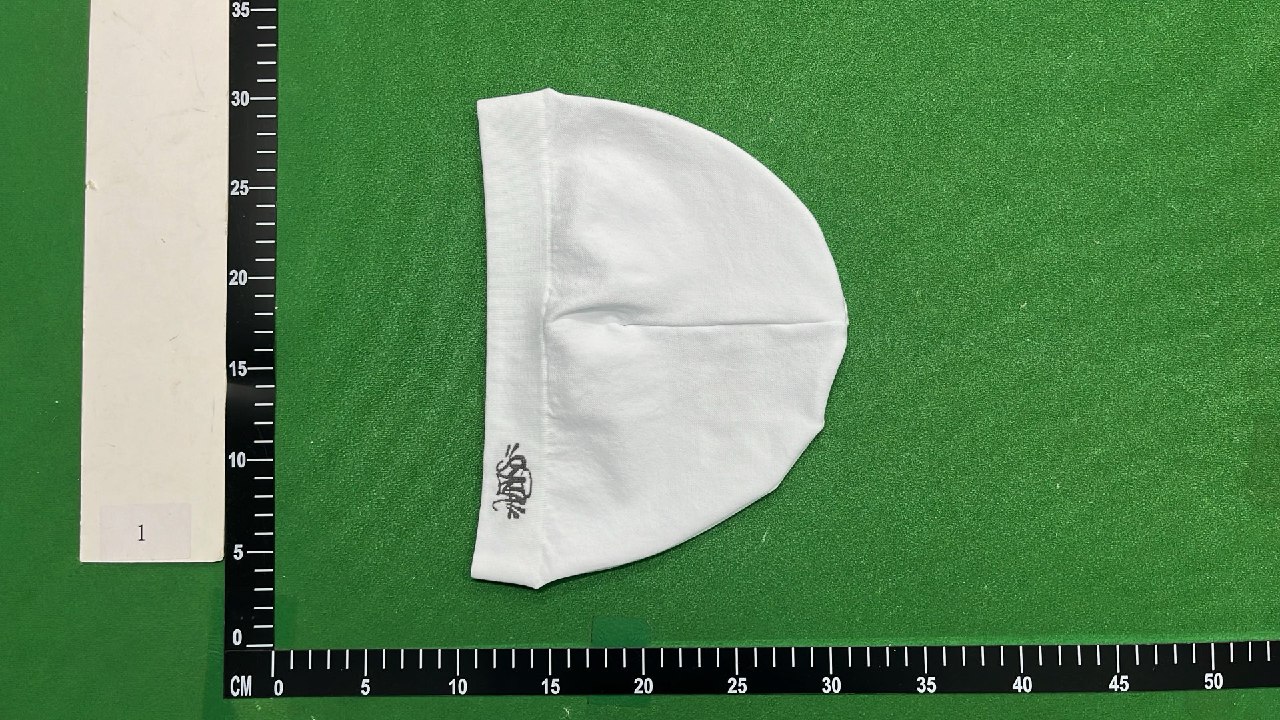 Soft White Baby Beanie Hat for Newborns -3