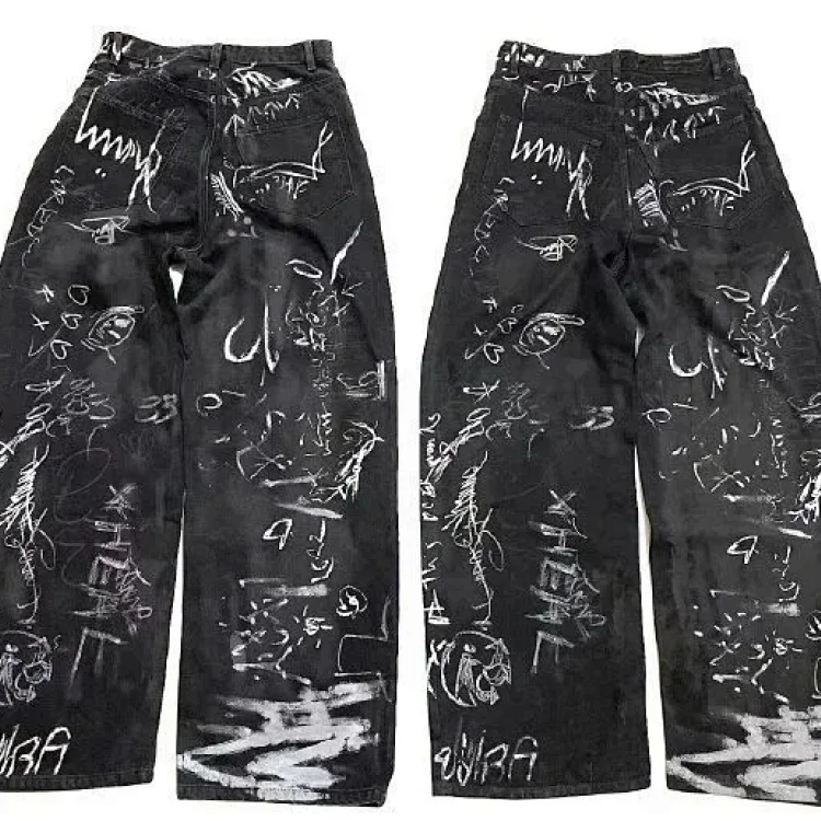 Balenciaga Graffiti Washed Den