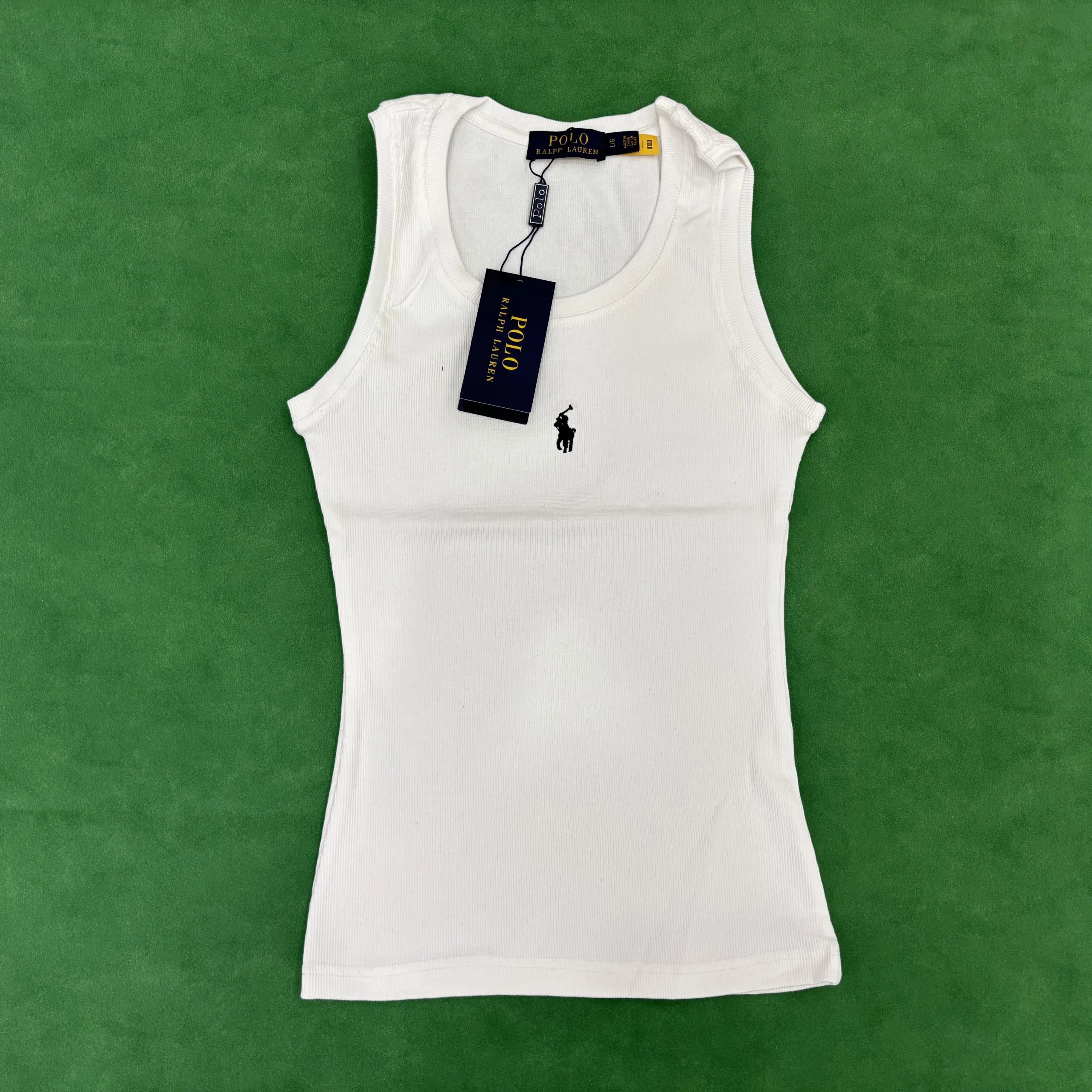 Ralph Lauren, Lacoste, Nike Ribbed Tank Tops [15 styles] -3