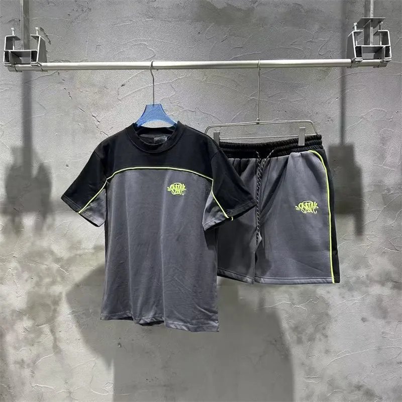 Syna World Colorblock T-ShirtShorts Set [12 styles] -2