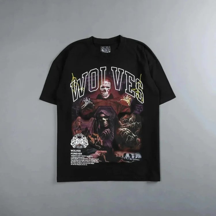 Darc Sport Wolves Forever Oversized Short Sleeve T-Shirt [40 styles] -3