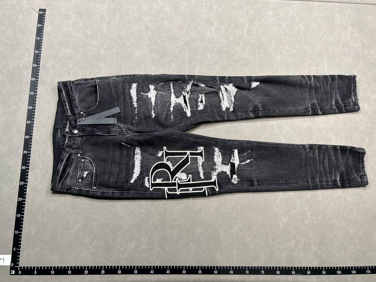 AMIRI Snake Embroidery Ripped Jeans [28 styles] -2