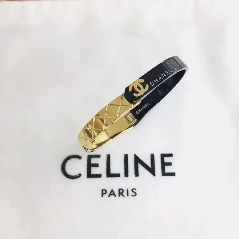 Chanel Quilted Bangle Bracelet [2 styles] -3