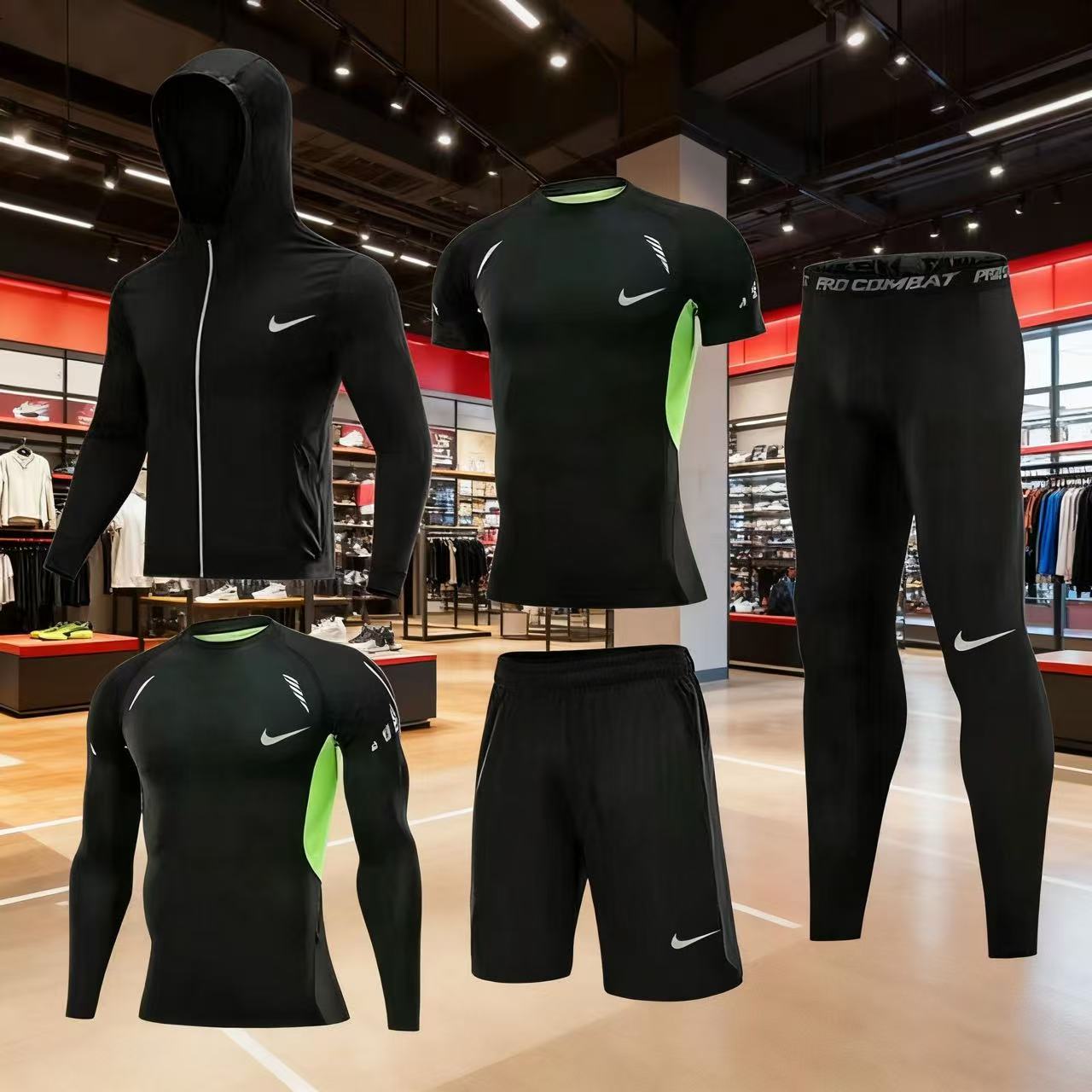 Nike Pro Combat Quick-Drying Sports Suit and Jacket 40 styles -2