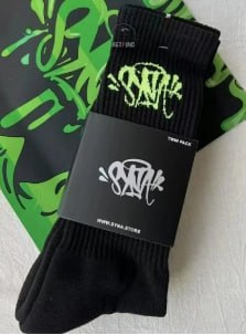 Syna World Graffiti Logo Socks [18 styles] -4