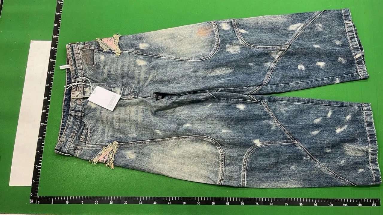 Acne Studios Paint Splatter Wide-Leg Jeans 30 styles -3