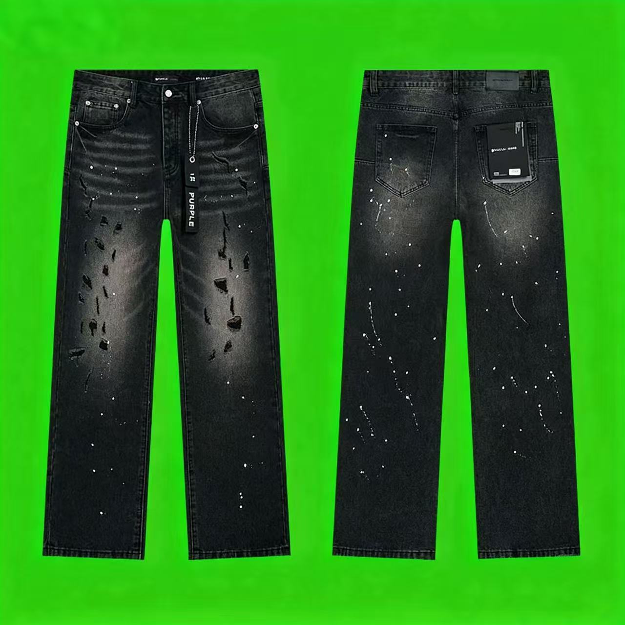 Purple Flared Jeans 35 styles -3