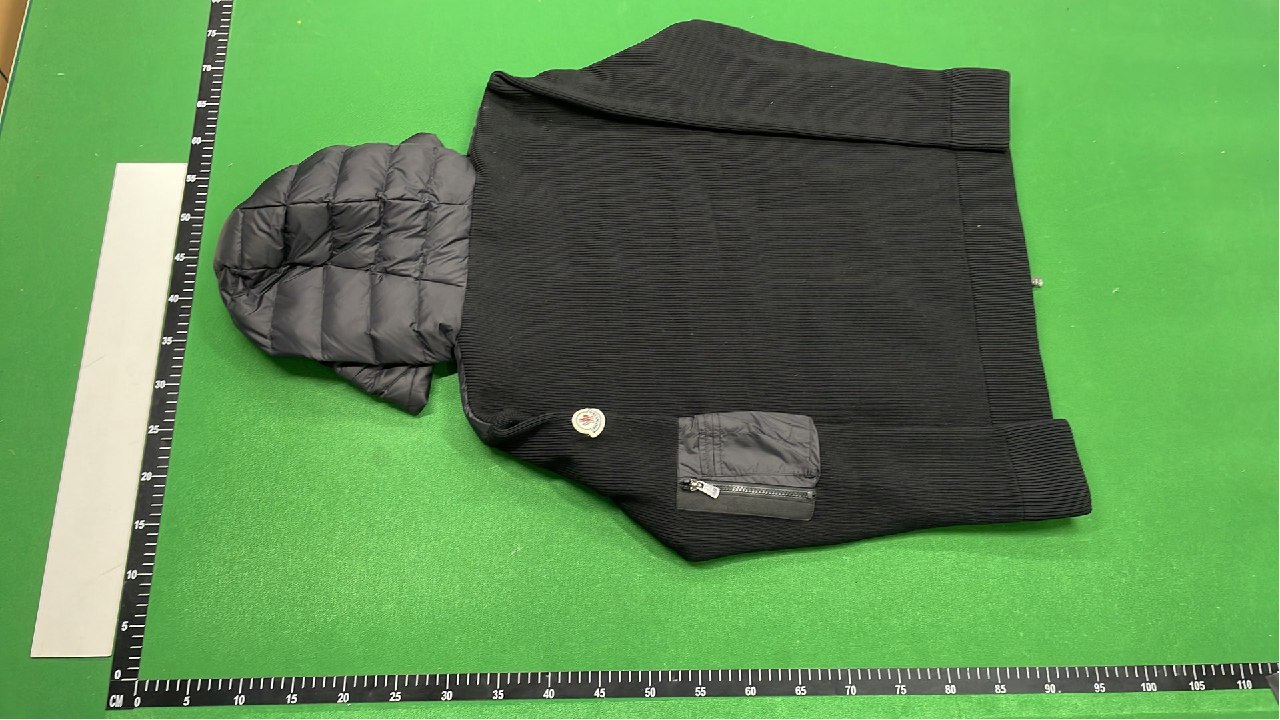 Moncler Men's Black Knit-Sleev