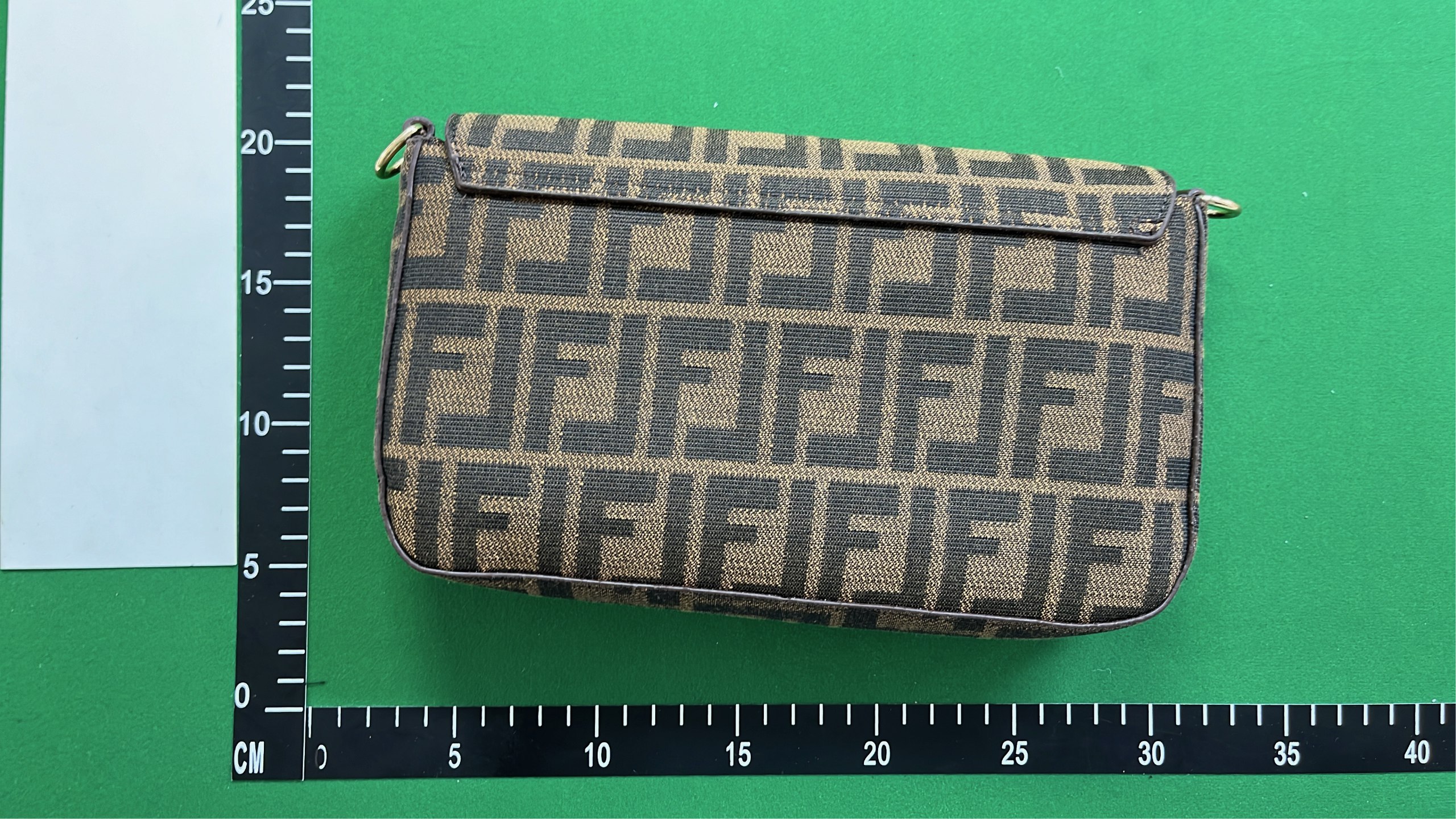 Fendi Brown Monogram Canvas Shoulder Bag -4