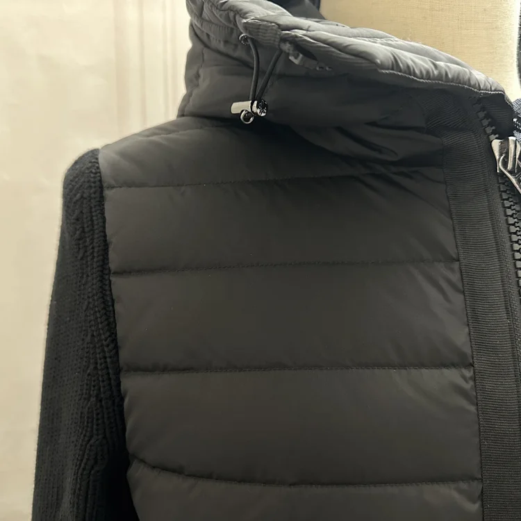 Men's Black Puffer Vest with Z