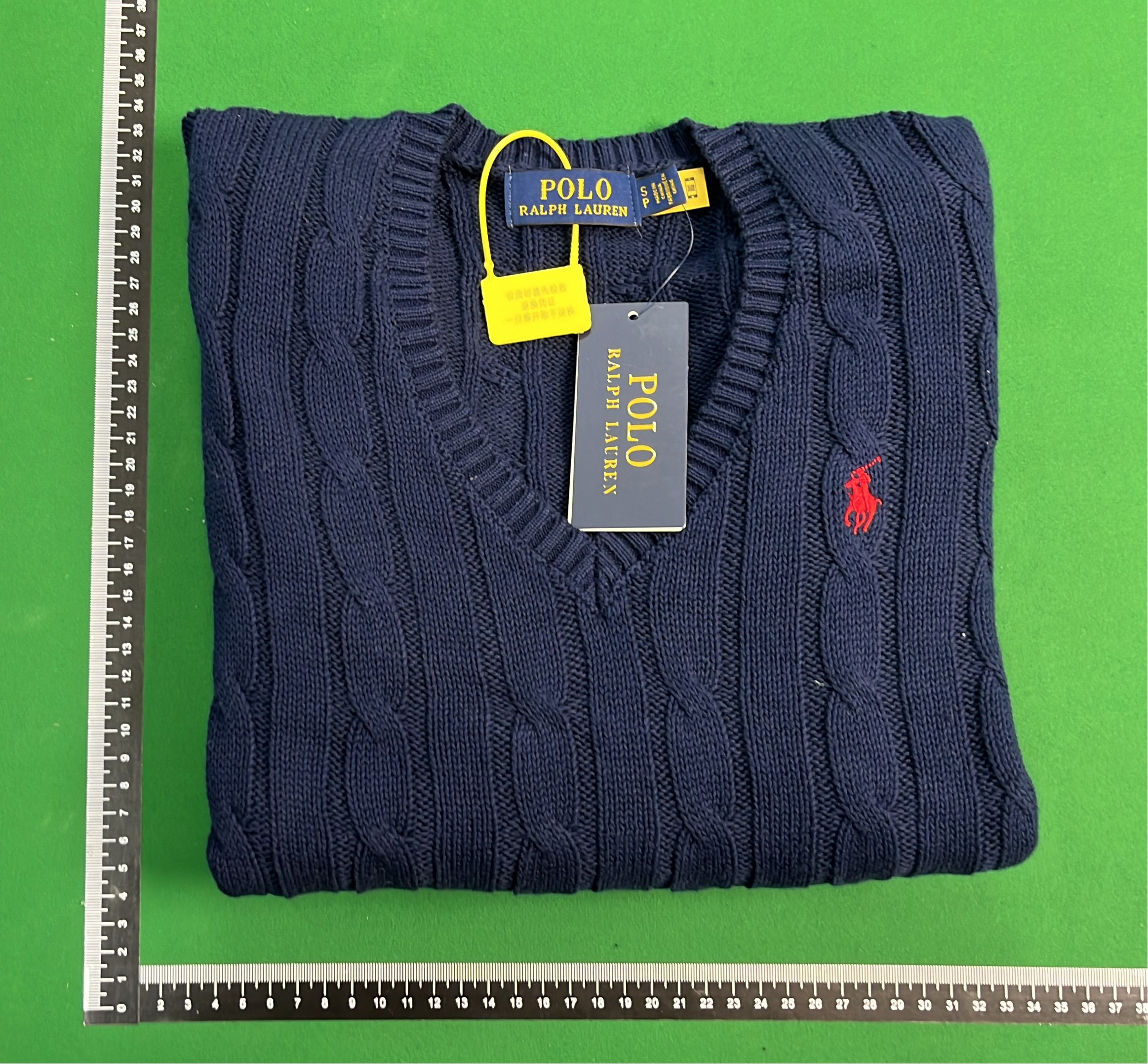POLO Men's V-Neck Sweater in Multiple Colors -2