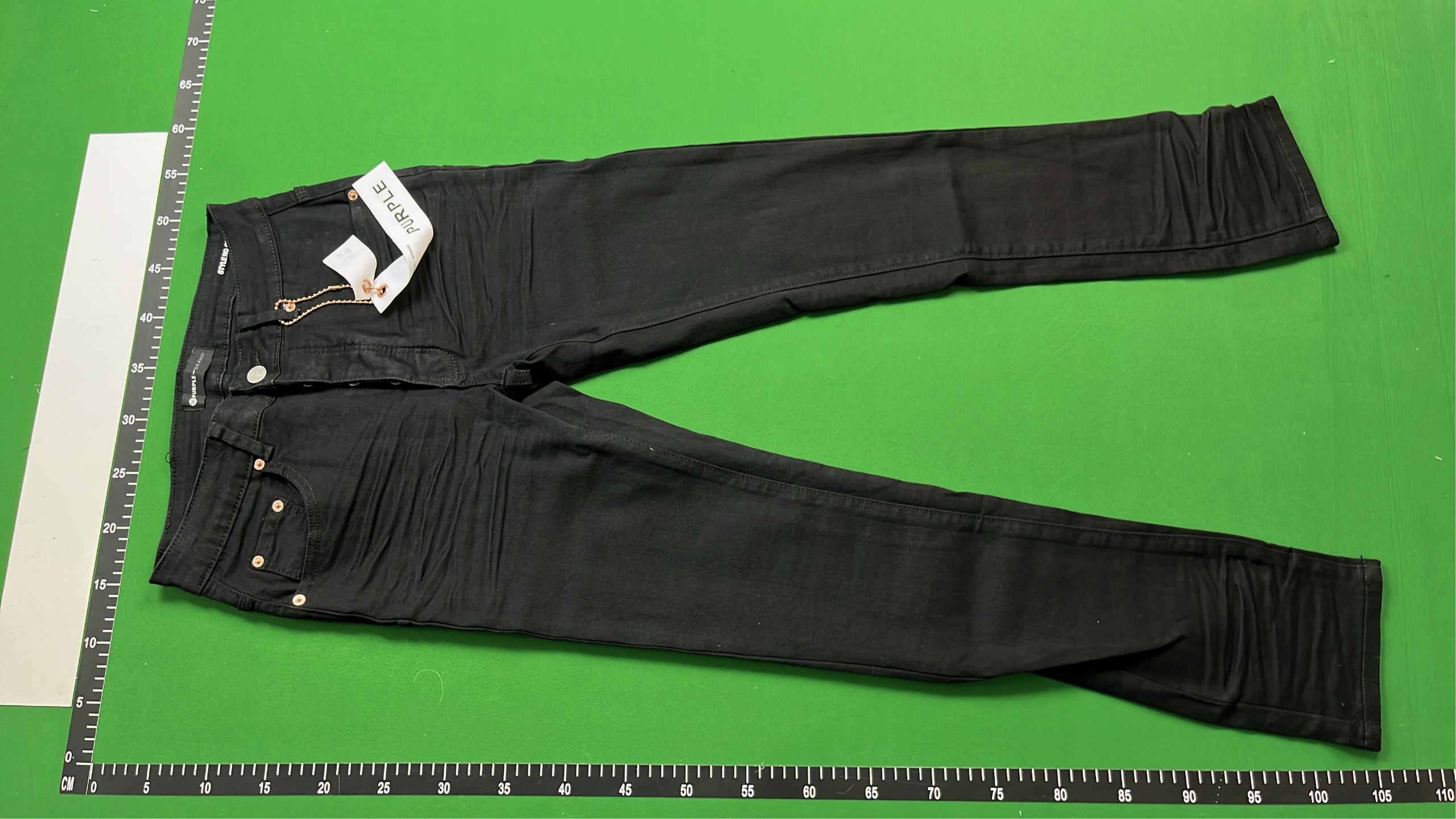 Purple Men's Fashionable Distressed Jeans - Stylish Denim Trousers -2
