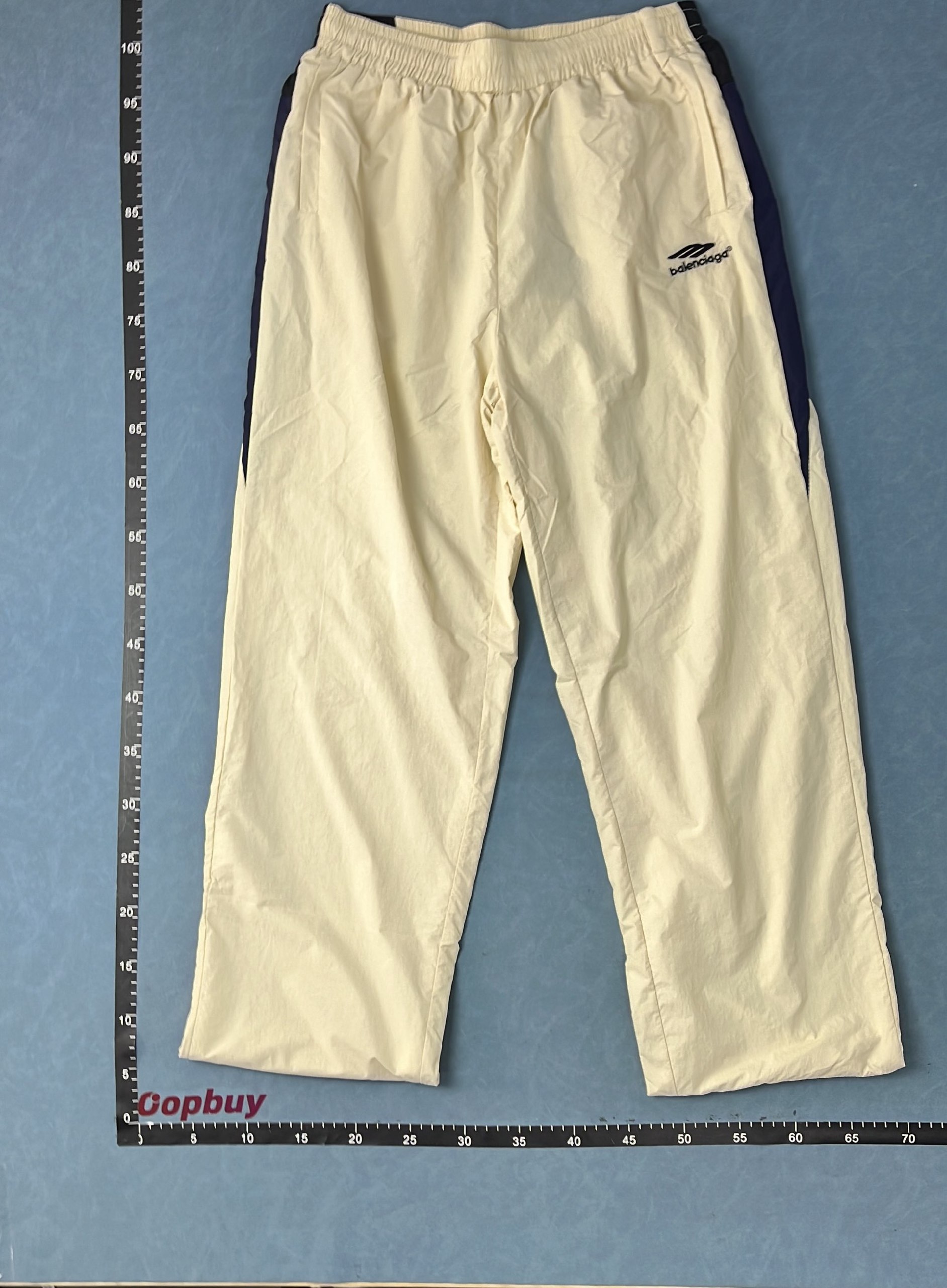 Adidas White Track Pants with Black Stripes for Men -2