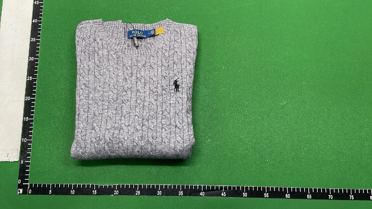 Men's Grey Cable Knit Sweater - Classic Crewneck  HoodiesSweaters -2