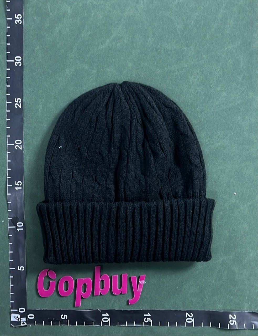 Ralph Lauren Gray Cable Knit Beanie with Pony Logo  Headwea -4