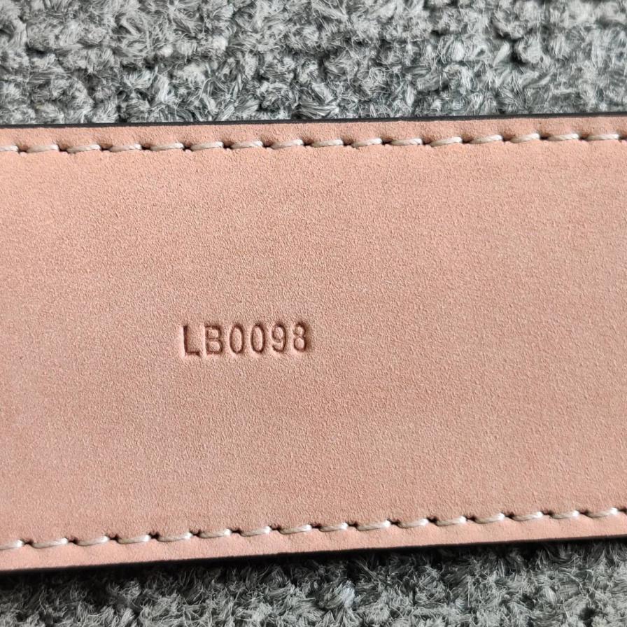 LV Classic Monogram Belt with Frosted Silver Buckle -4