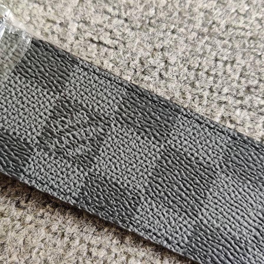 LV Classic Monogram Belt with Frosted Silver Buckle -3